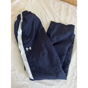 Navy Blue Under Armour Warm-Up Pants